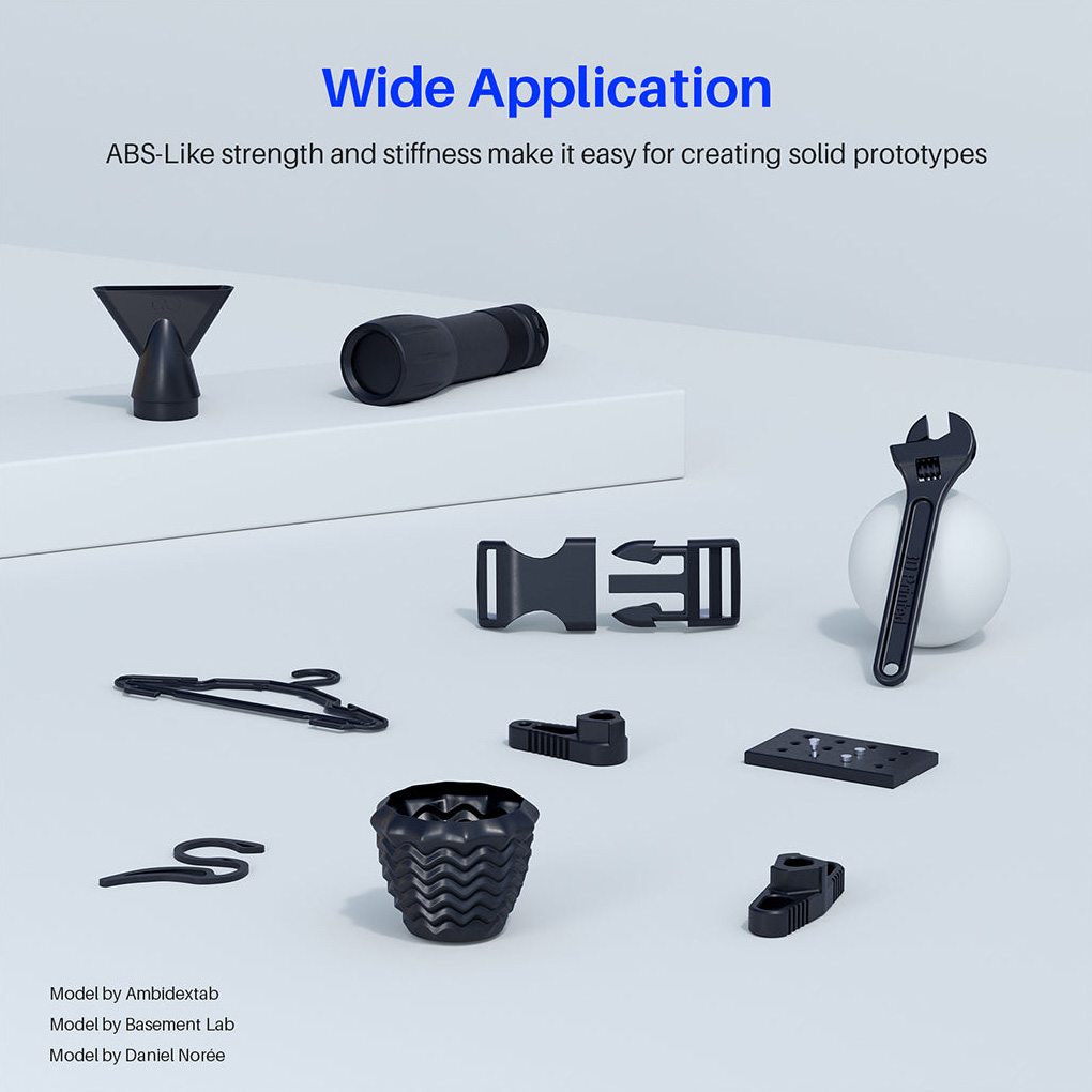 Фотополімерна смола для 3D принтера ELEGOO Tough Resin, 2кг, Gray (50.103.0275)