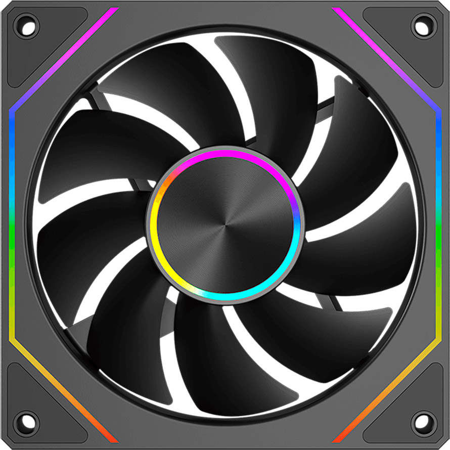 Вентилятор PCCOOLER FG120R ARGB Black (F1G12R-BKAC112-GL)