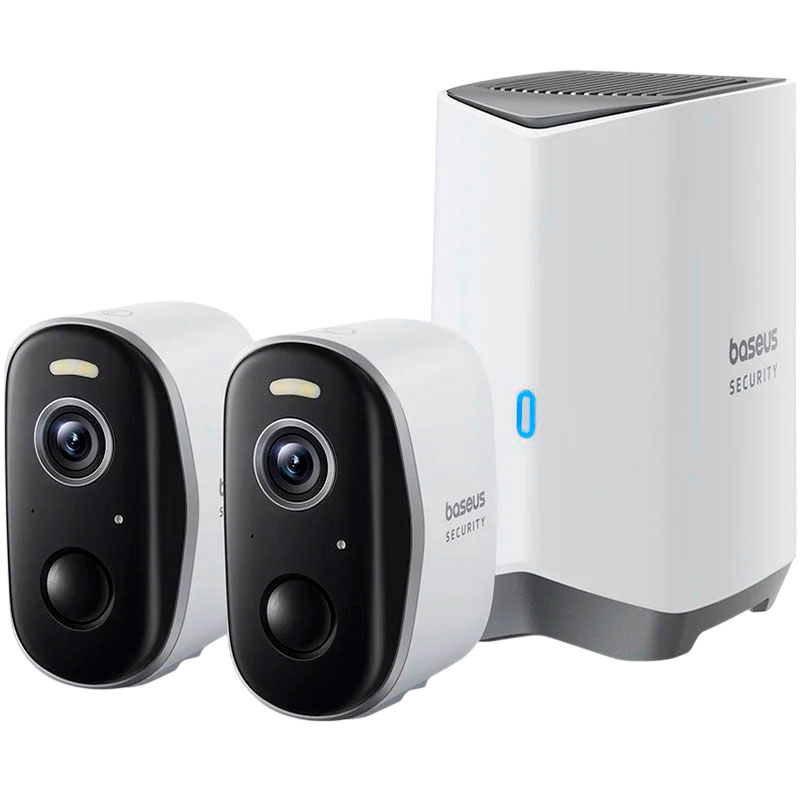 IP-камера BASEUS Security N1 Plus Outdoor Camera 2K 2-Cam Kit EU