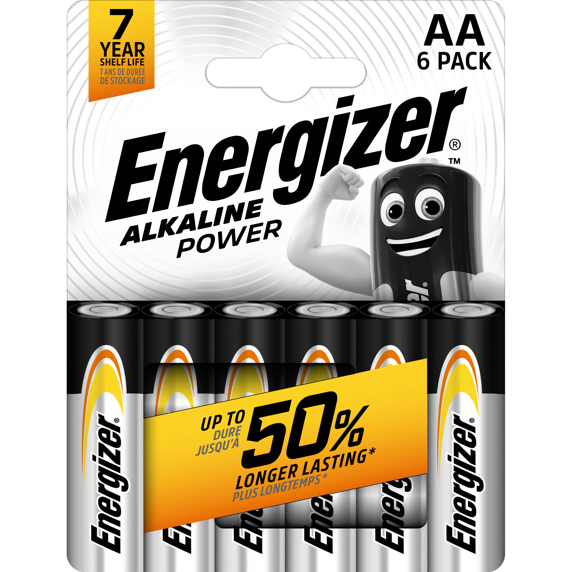 Батарейка ENERGIZER Alkaline Power AA 6шт/уп (E303319400)