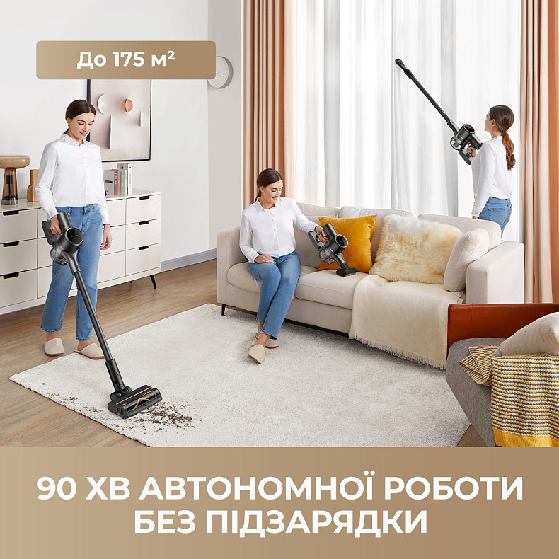 Пилосос DREAME R10s Pro Black (VZV23A)