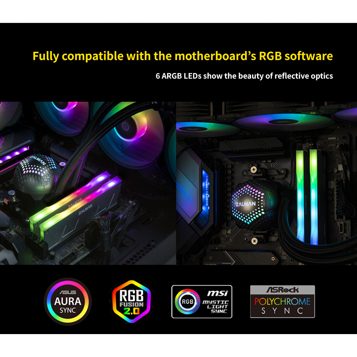 Радиатор для оперативной памяти ZALMAN MH10 2-pack