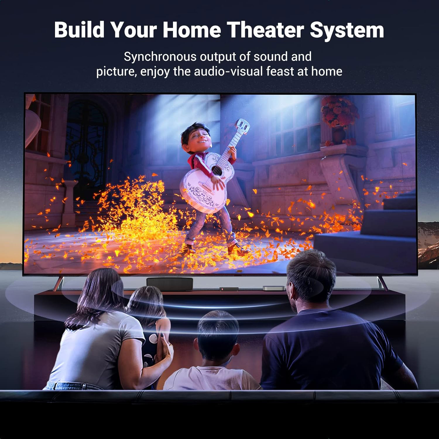 HDMI сплітер 1 to 4 UGREEN CM570 4-in-1 HDMI 2.0 Splitter 4K@60Hz (90514)