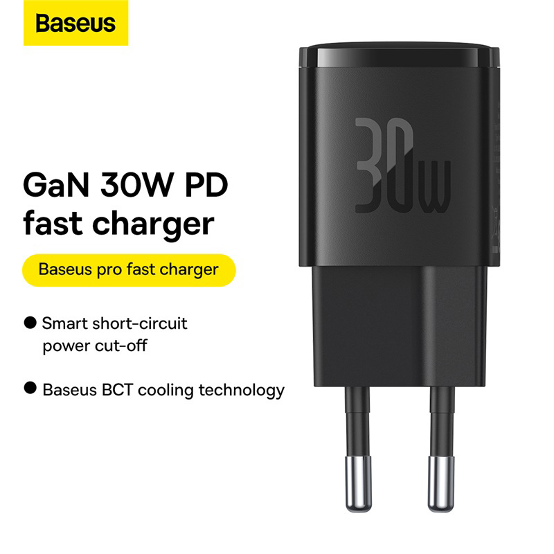 Зарядний пристрій BASEUS Cube Pro Fast Charger 1C 30W White (CCXF000302)