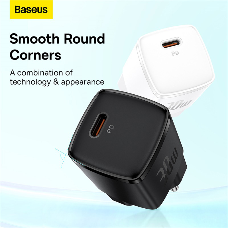 Зарядний пристрій BASEUS Cube Pro Fast Charger 1C 30W White (CCXF000302)