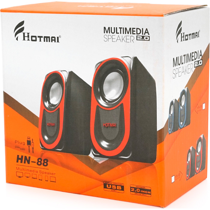 Акустична система HOTMAI HN-88 Blue/Red