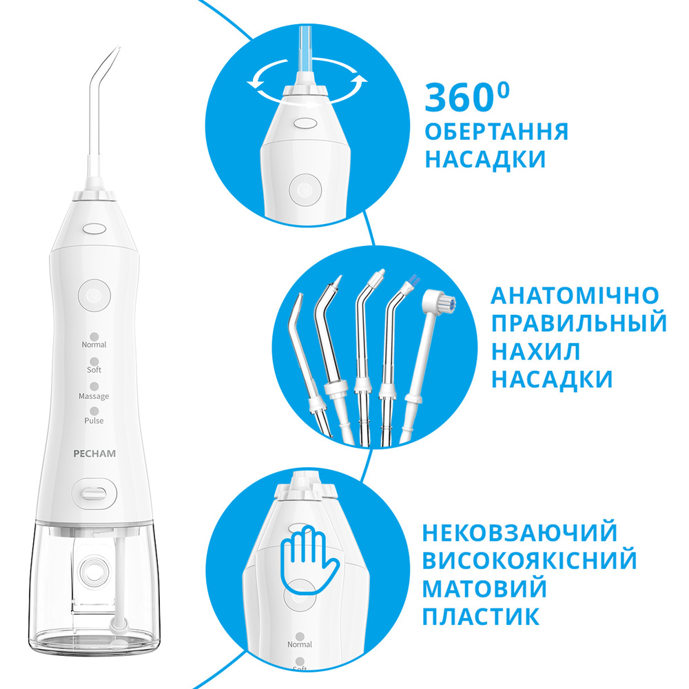 Іригатор PECHAM Travel PC-1581 White