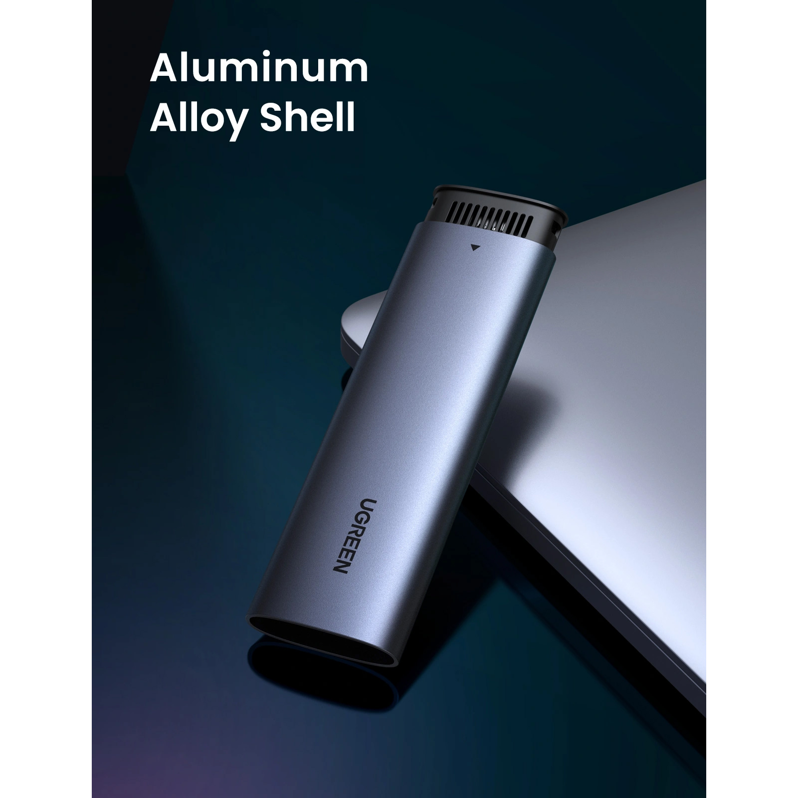 Карман внешний UGREEN CM400 External M.2 Enclosure M.2 SSD to USB3.0 (10903)