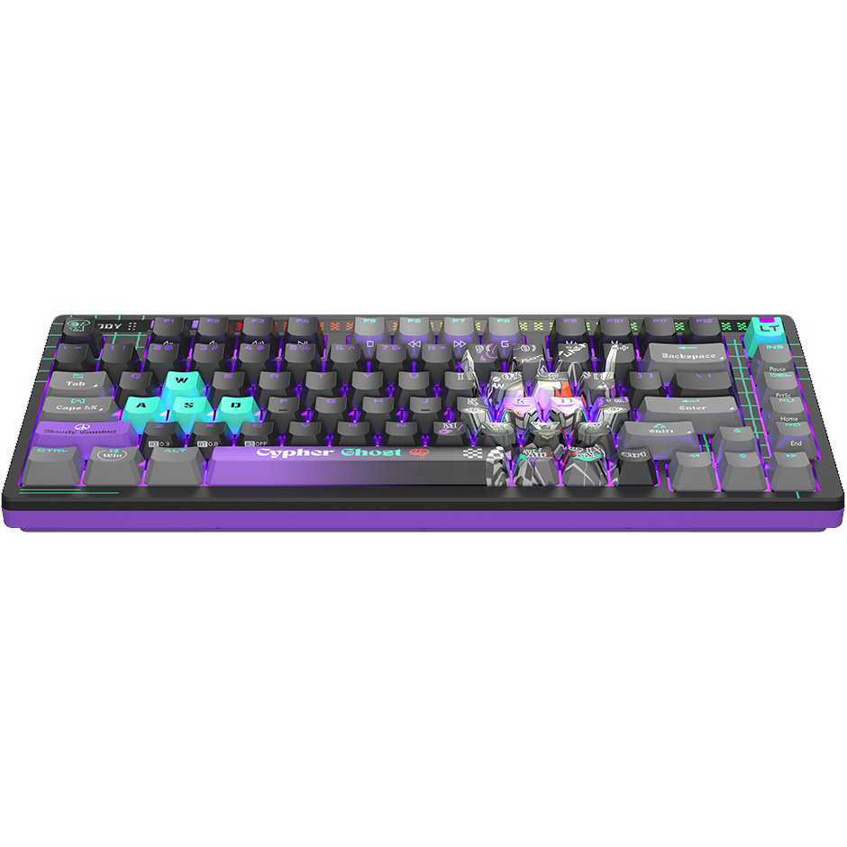 Клавиатура A4TECH BLOODY AT75 Alpha Optical Switch Cypher Ghost