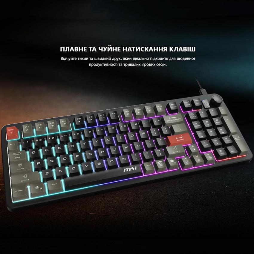 Клавиатура MSI Forge GK110 Black