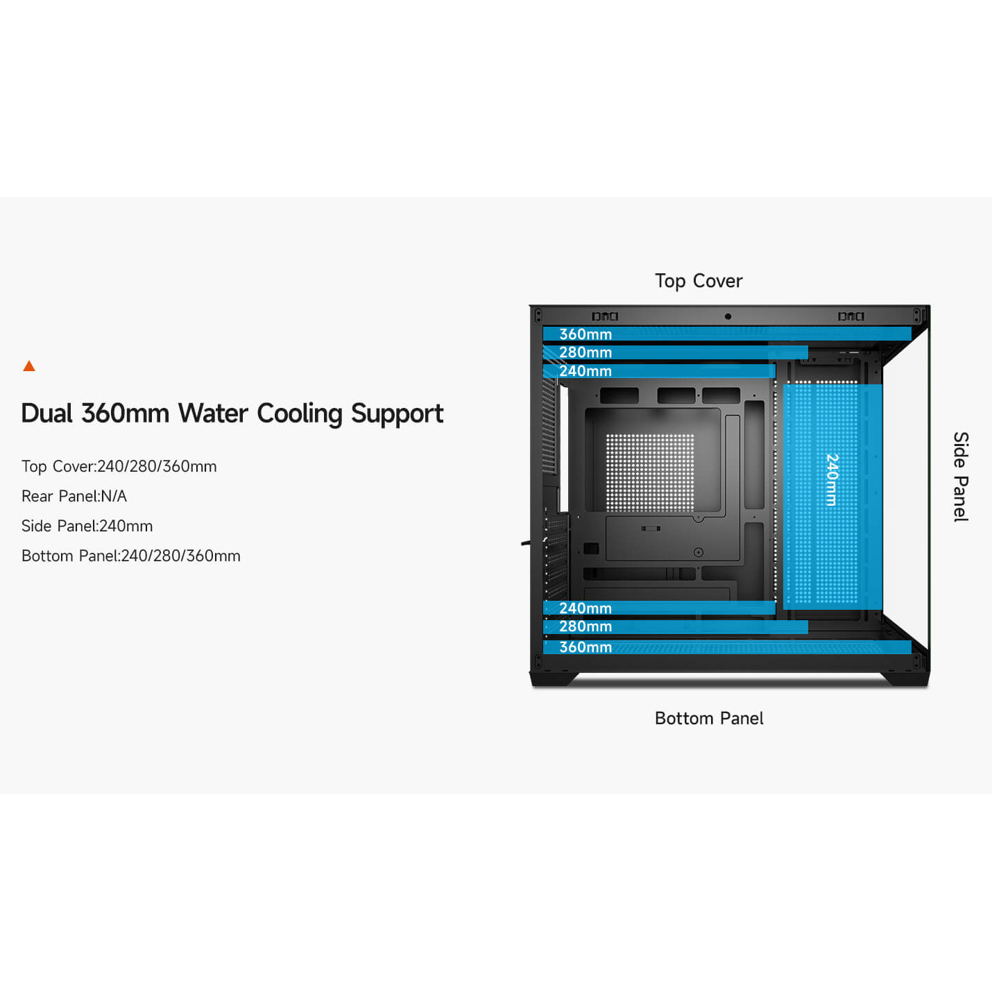 Корпус PCCOOLER C3 T700 ARGB Black (C3-T700BKD401-GL)