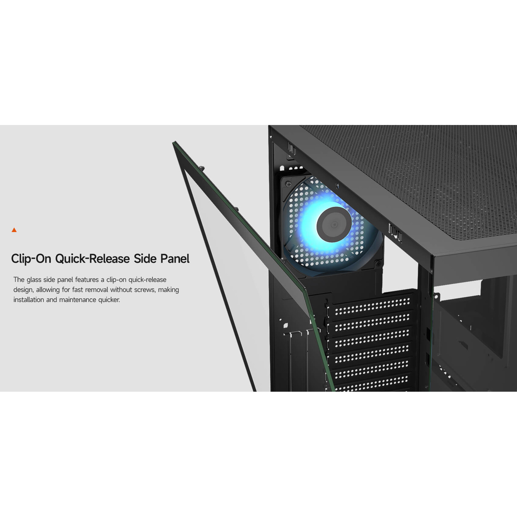 Корпус PCCOOLER C3 T700 ARGB Black (C3-T700BKD401-GL)