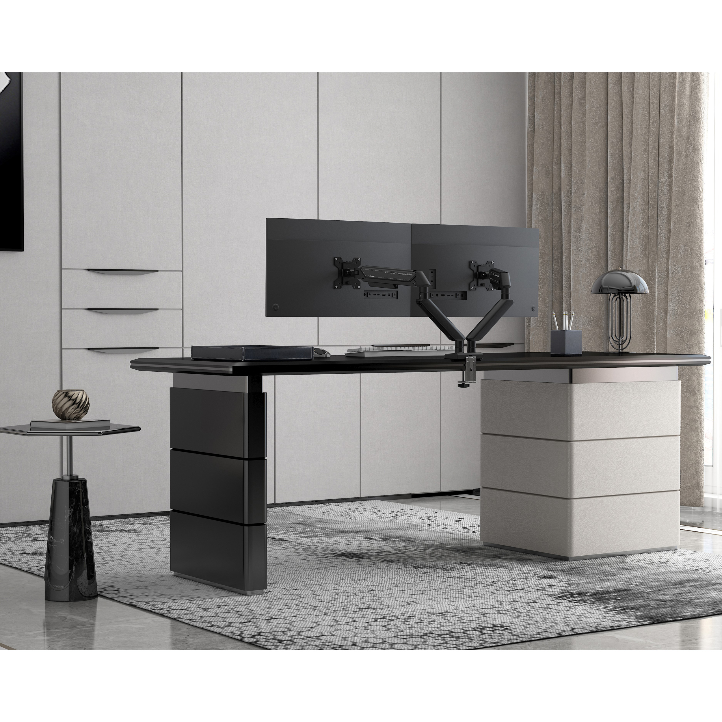 Кріплення настільне для 2-х моніторів ANDA SEAT Stealth II Duo 17"-32" Black