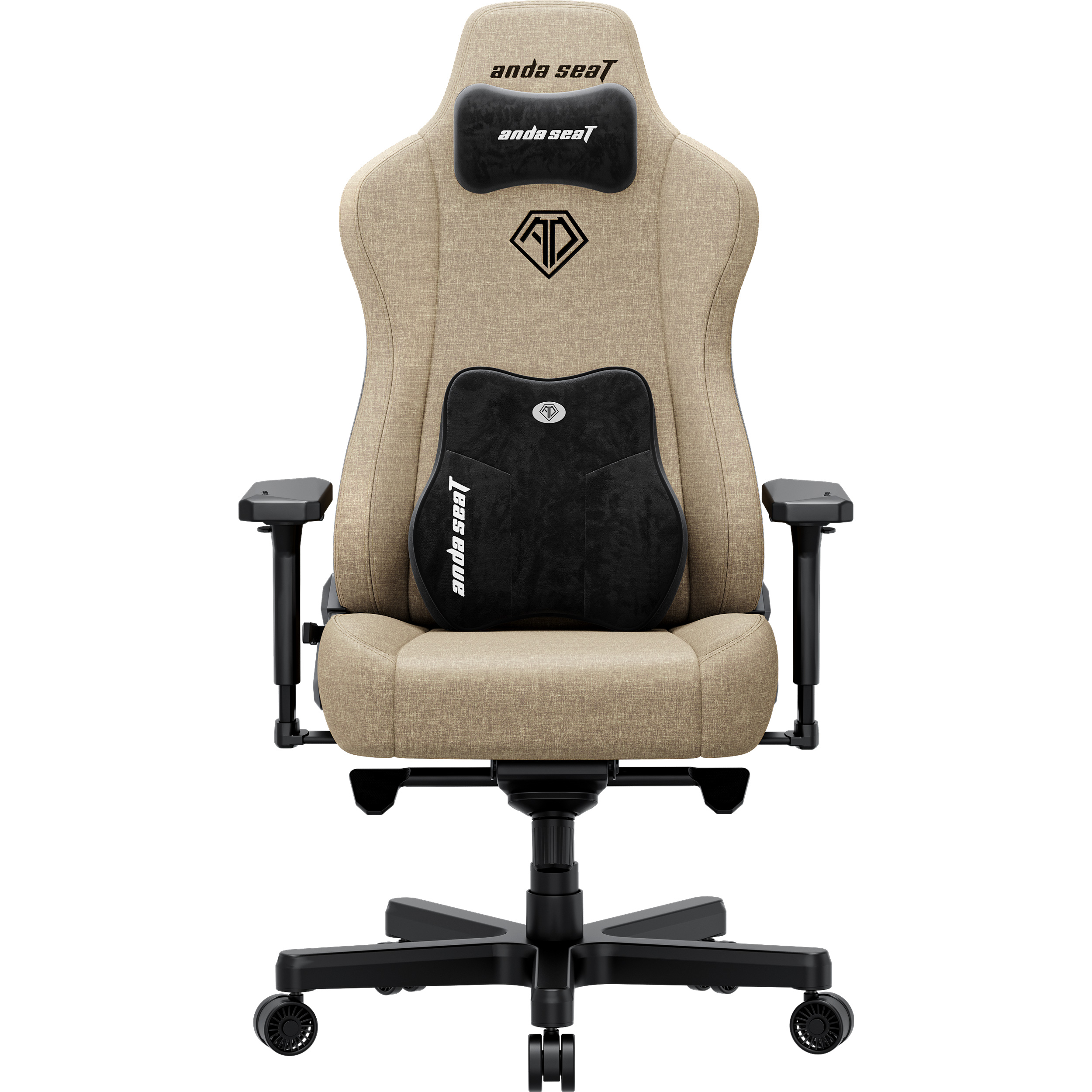 Крісло геймерське ANDA SEAT Kaiser 3E XL Dark Beige Fabric