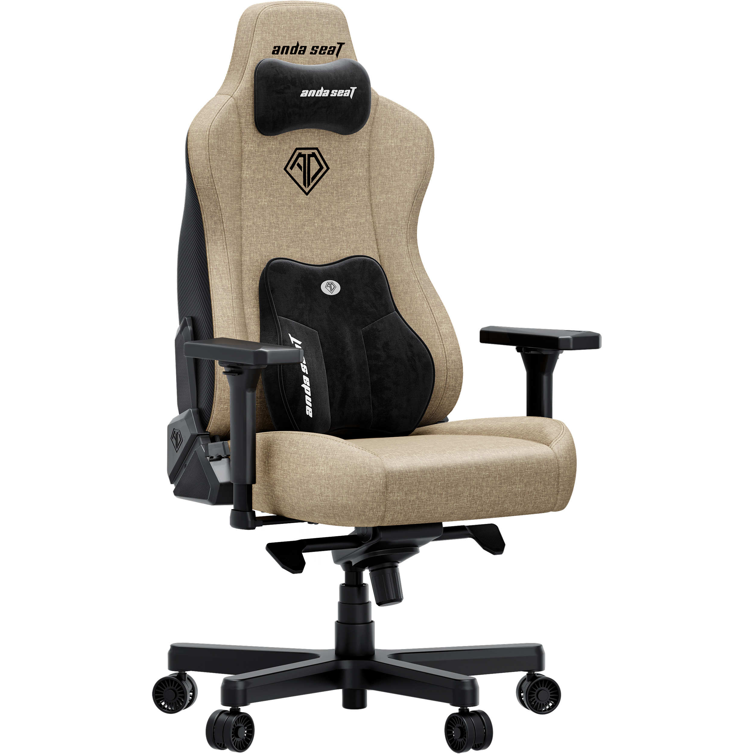Крісло геймерське ANDA SEAT Kaiser 3E XL Dark Beige Fabric