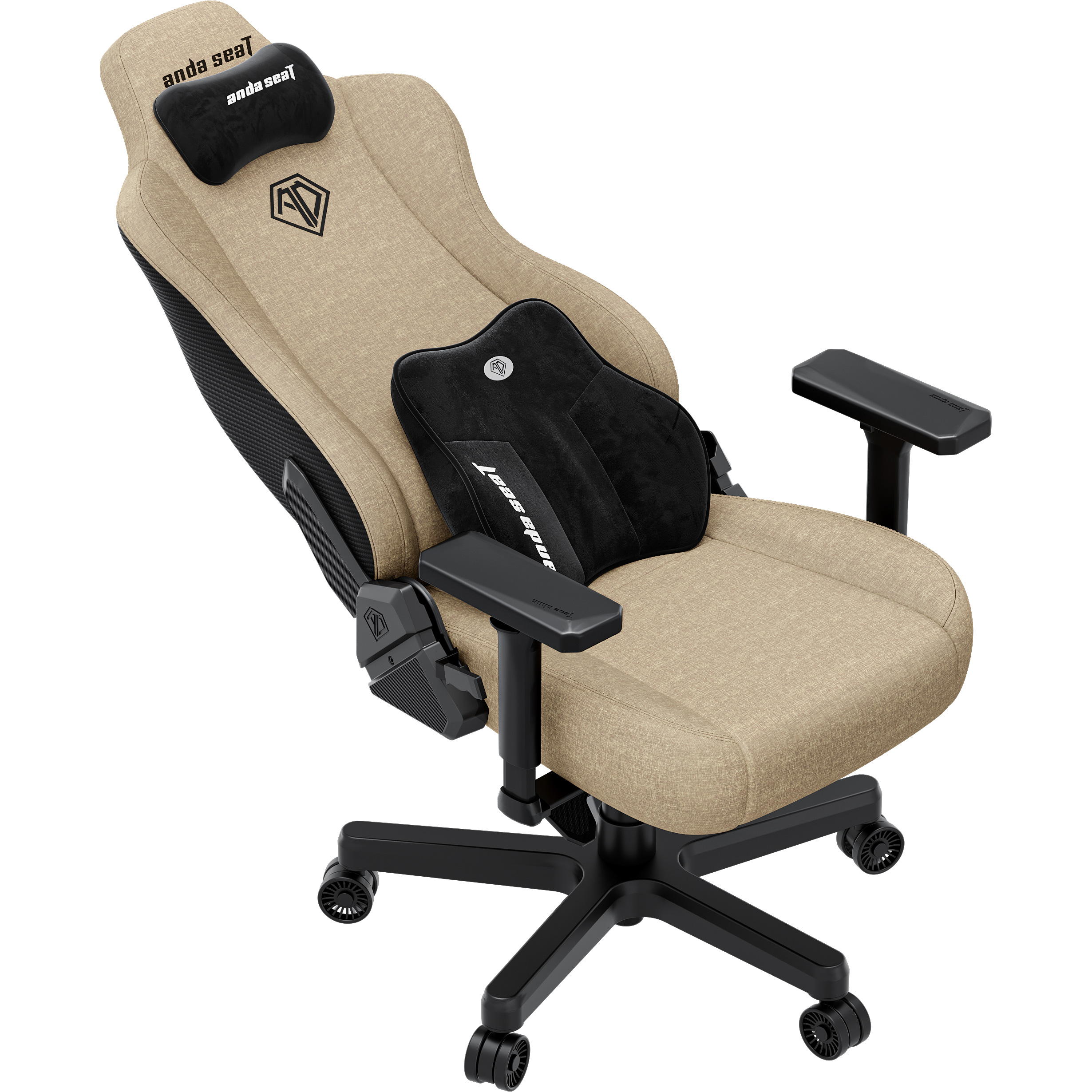 Крісло геймерське ANDA SEAT Kaiser 3E XL Dark Beige Fabric