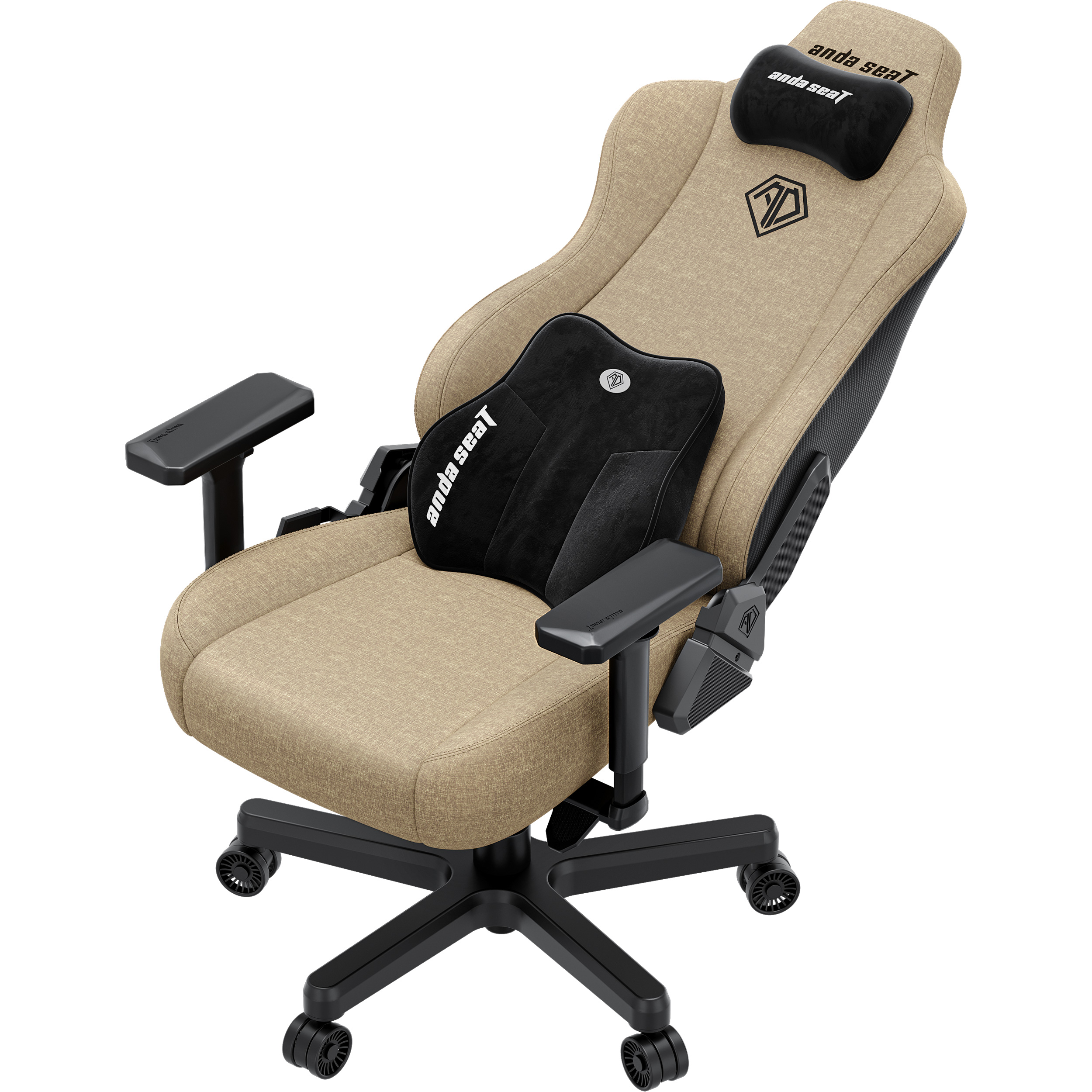 Крісло геймерське ANDA SEAT Kaiser 3E XL Dark Beige Fabric