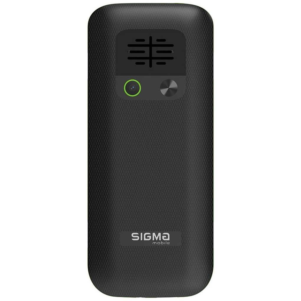 Мобільний телефон SIGMA MOBILE X-style 171 Mini Black/Green (4827798813720)