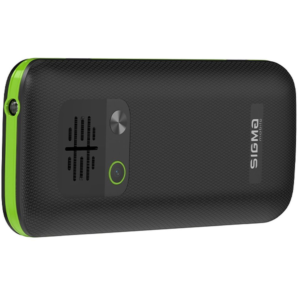 Мобільний телефон SIGMA MOBILE X-style 171 Mini Black/Green (4827798813720)
