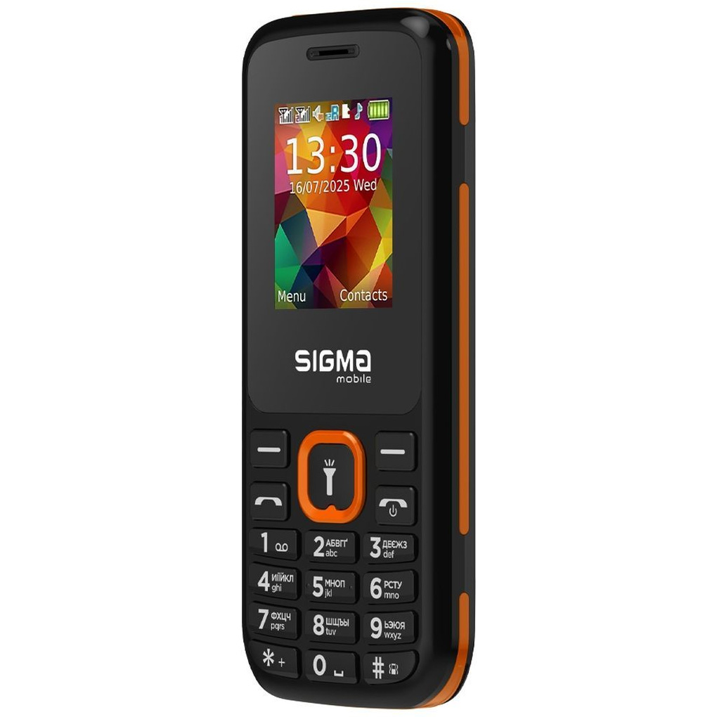 Мобільний телефон SIGMA MOBILE X-style 171 Mini Black/Orange (4827798813737)