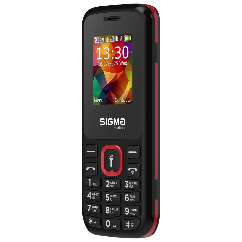 Мобільний телефон SIGMA MOBILE X-style 171 Mini Black/Red (4827798813744)