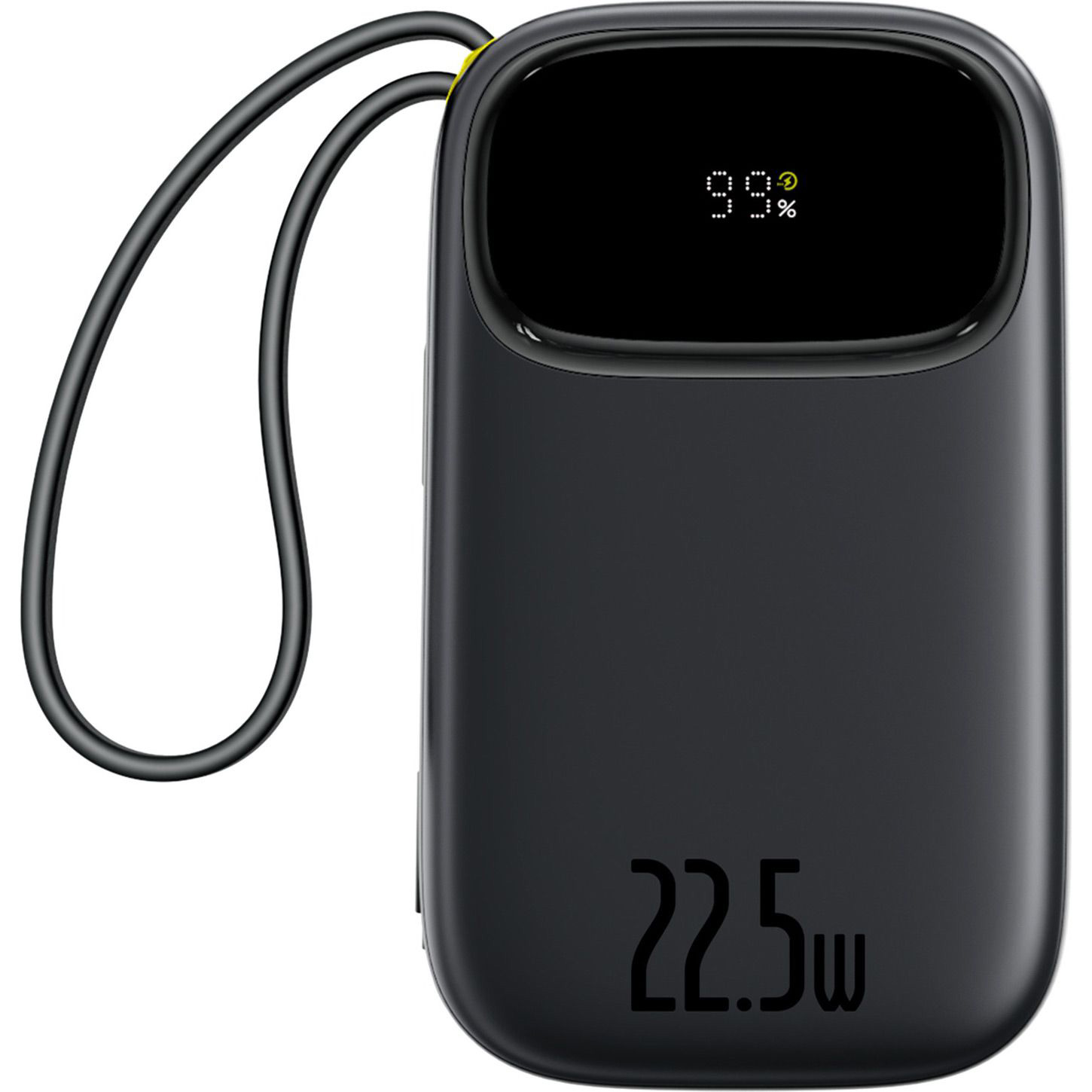 Повербанк BASEUS EnerFill FC31 QPow3 Digital Display with 2 Built-in Cables 22.5W 20000mAh Cosmic Black (P10082107123-00)