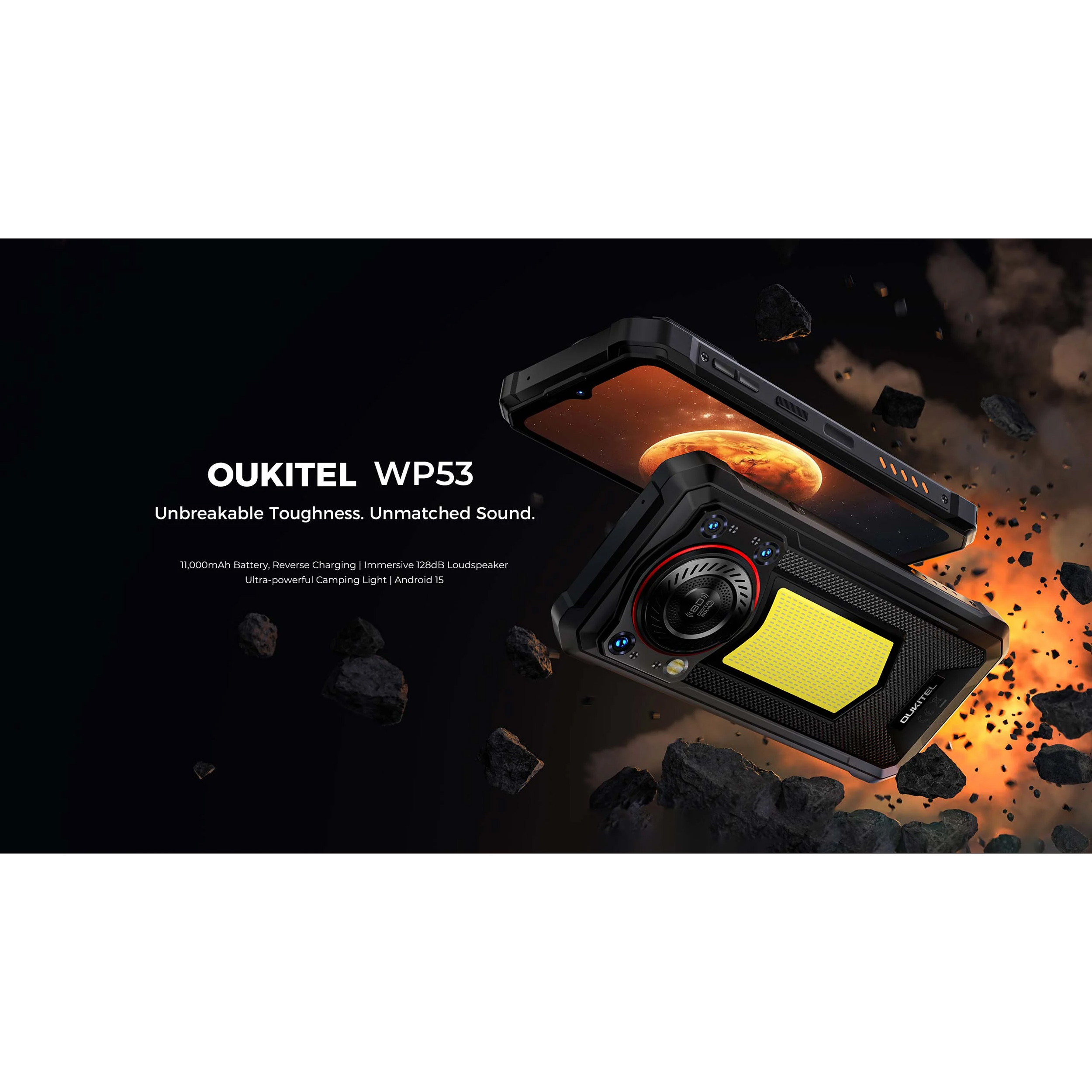 Смартфон OUKITEL WP53 8/128GB Black (6941749820686)