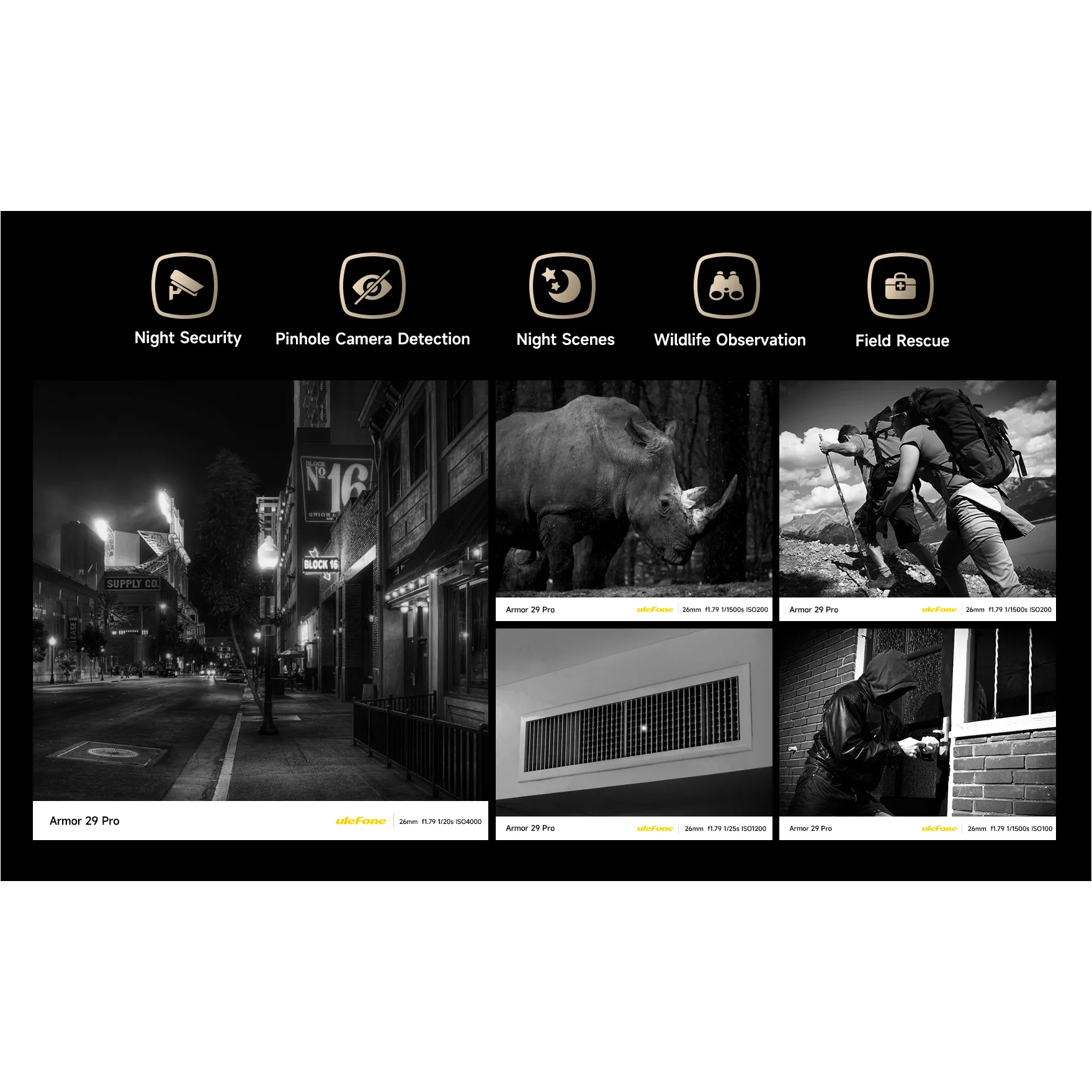 Смартфон ULEFONE Armor 29 Pro 16/512GB Marvel Black