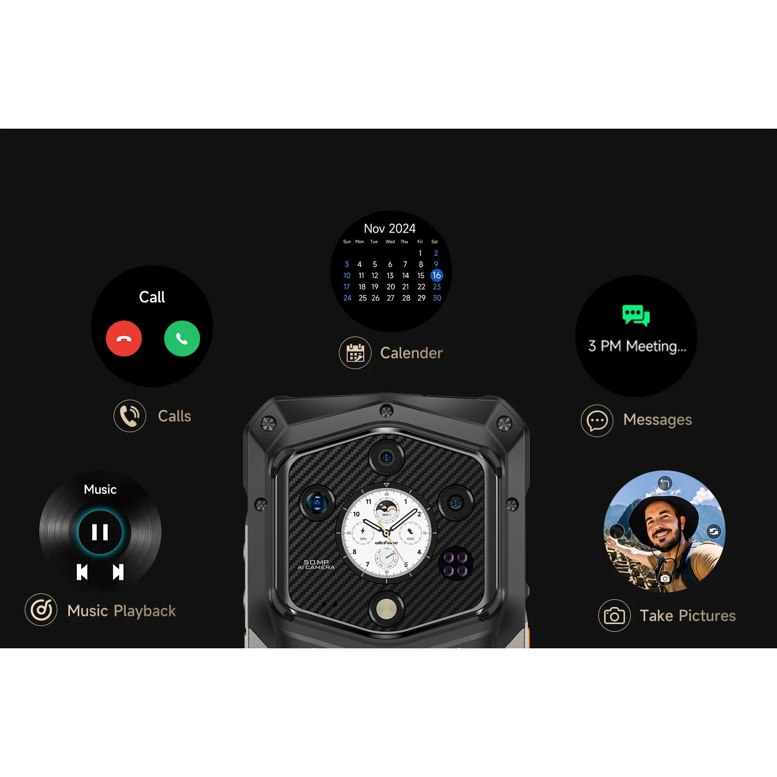 Смартфон ULEFONE Armor 29 Pro 16/512GB Marvel Black
