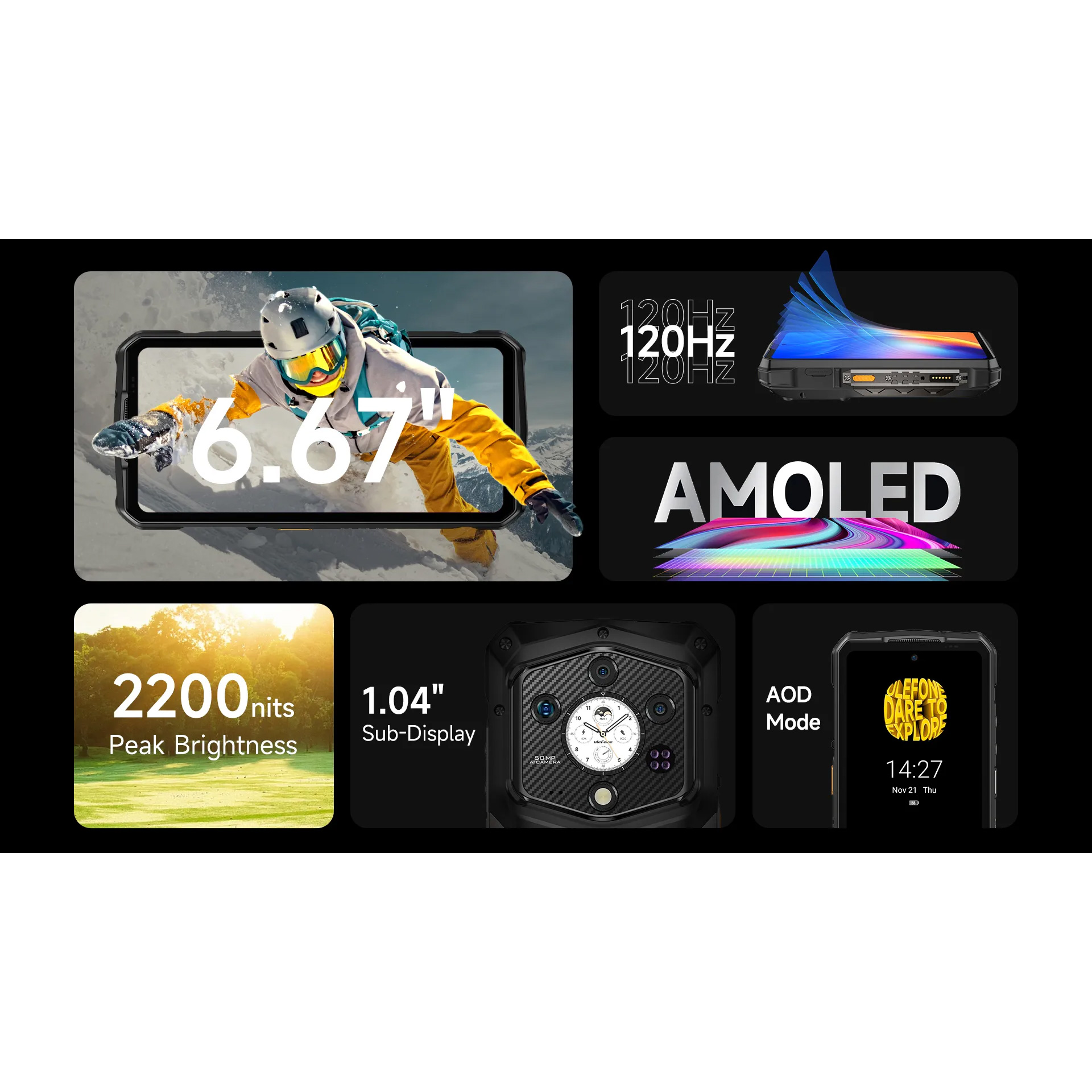 Смартфон ULEFONE Armor 29 Pro 16/512GB Marvel Black