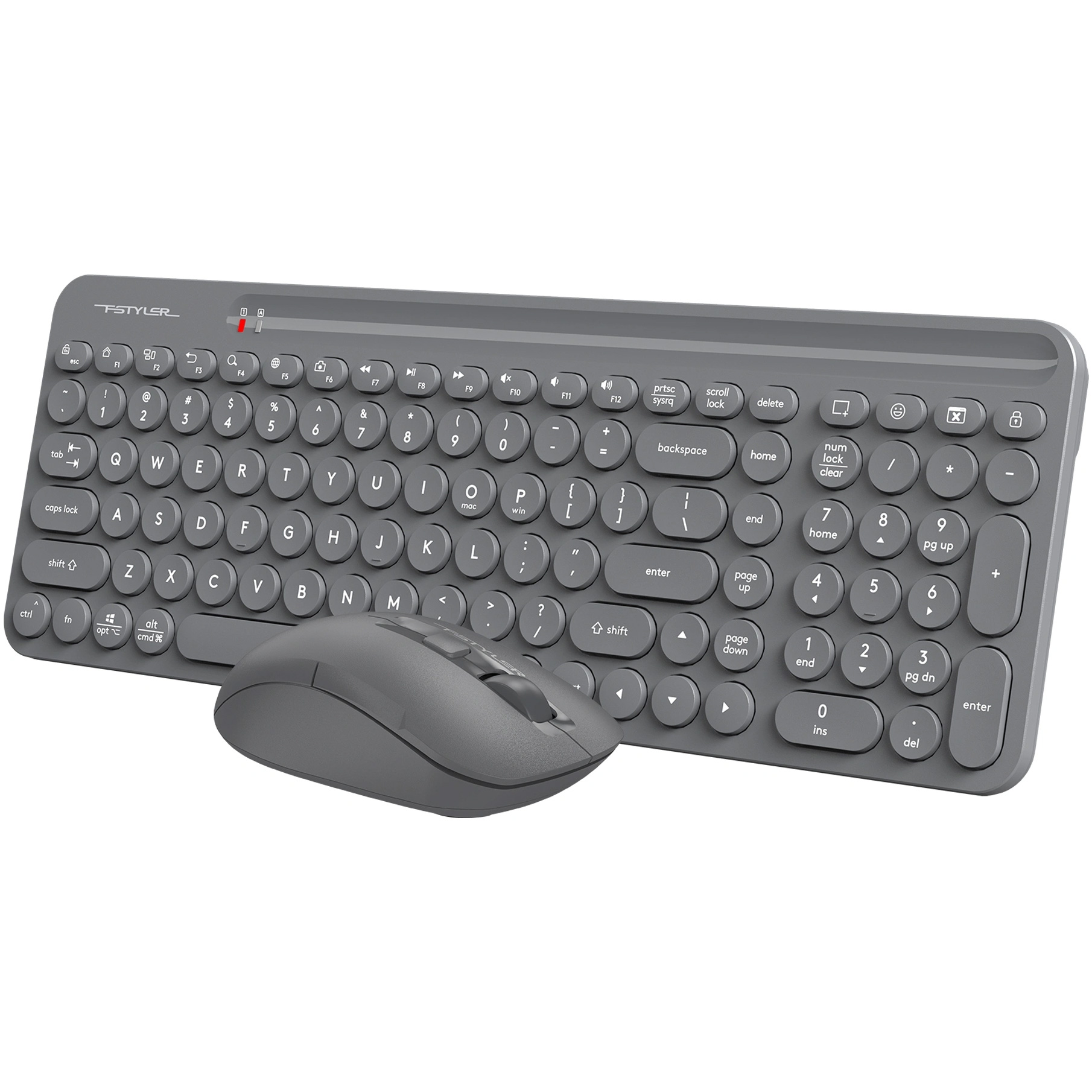 Комплект бездротовий A4TECH Fstyler FG3300 Air2 Gray
