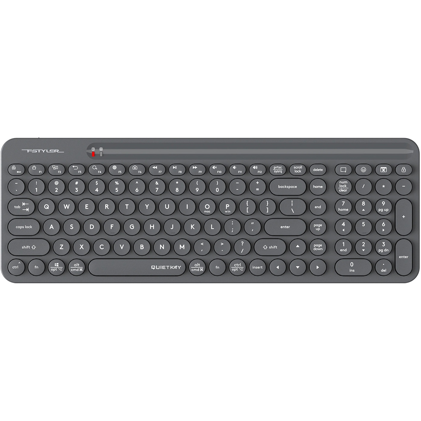 Комплект бездротовий A4TECH Fstyler FG3300 Air2 Gray
