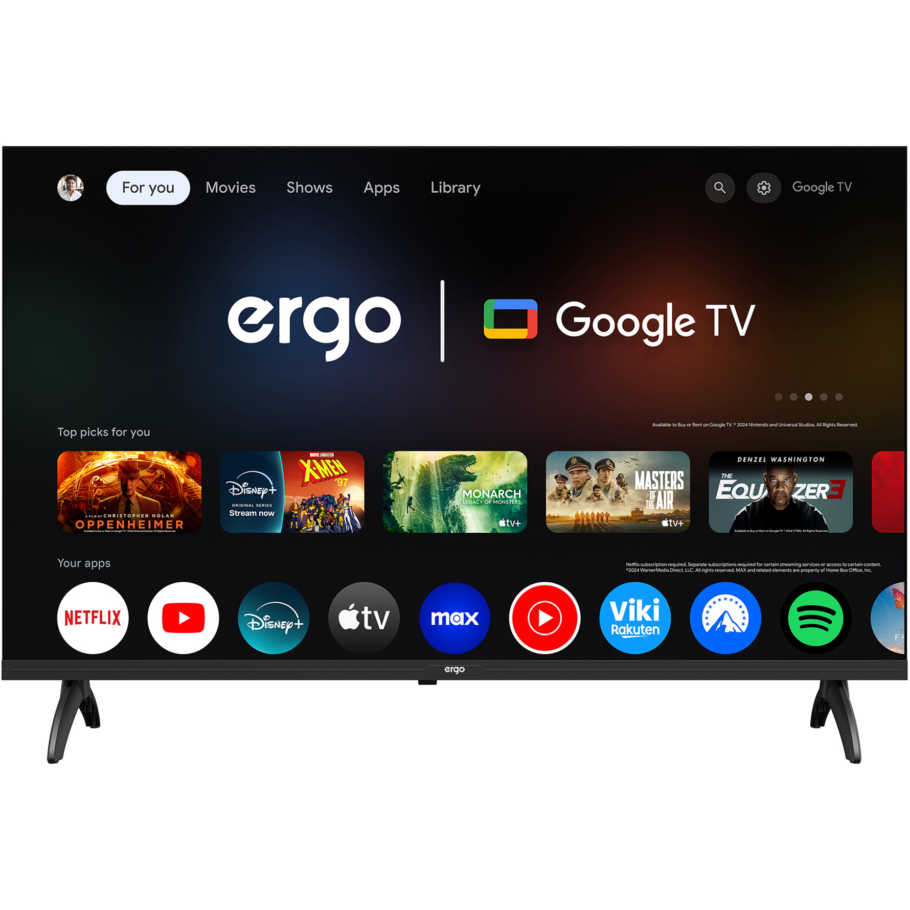 Телевізор ERGO 43" 43JFS6800