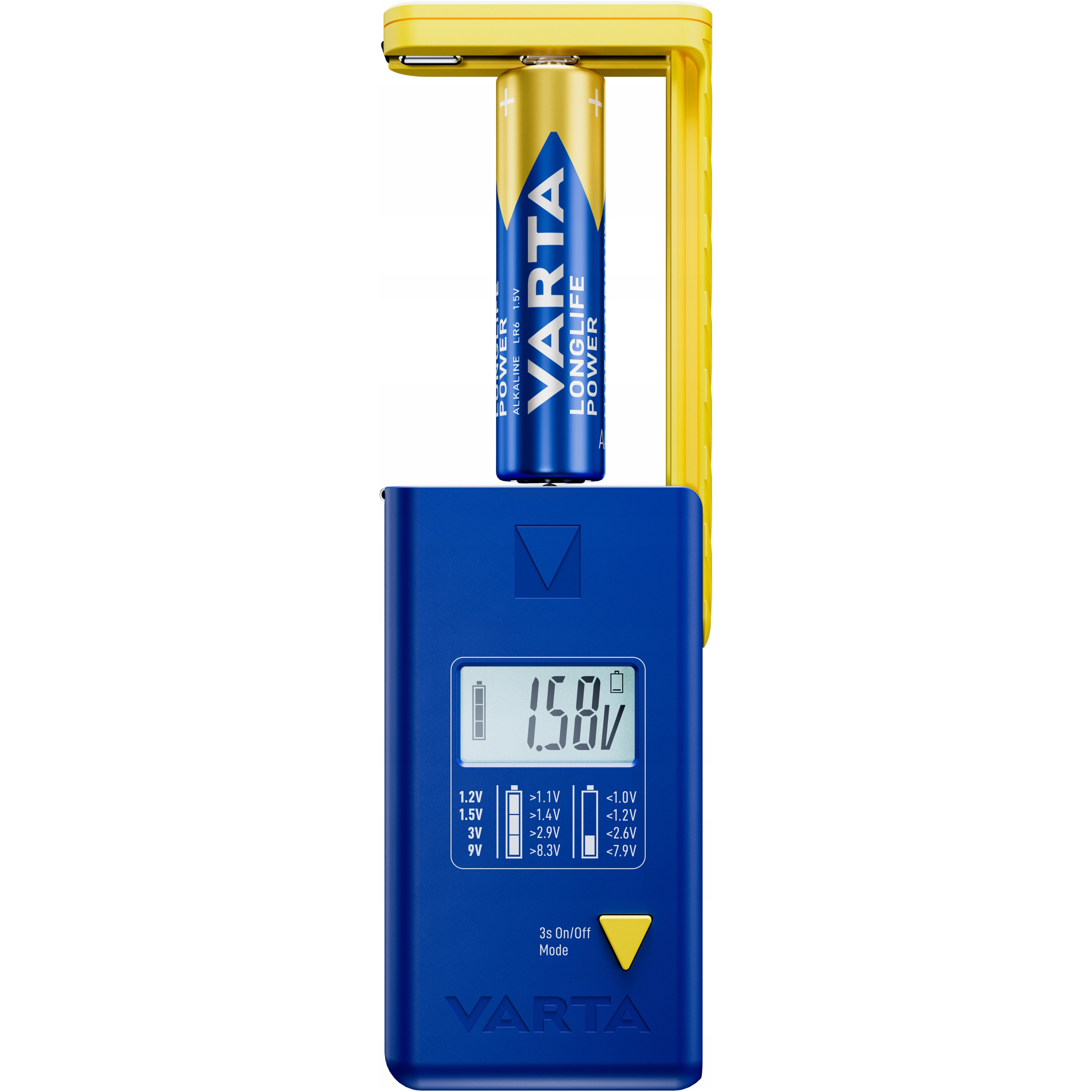 Тестер заряда батареек VARTA LCD Battery Tester