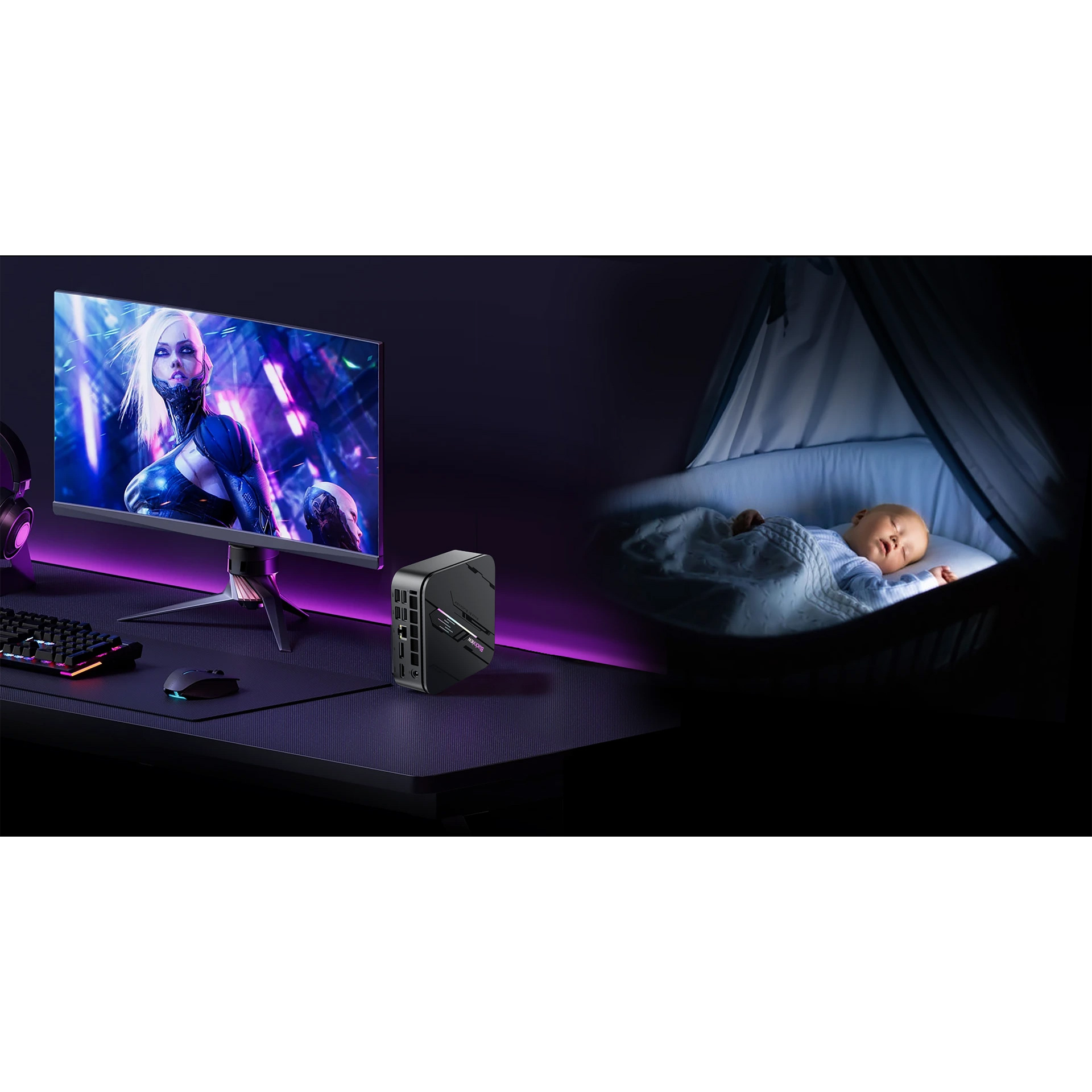 Неттоп BLACKVIEW MP100 Pro Gray (i3-1215U 1.2GHz/16GB/SSD 512GB/WF6E/BT/W11P)