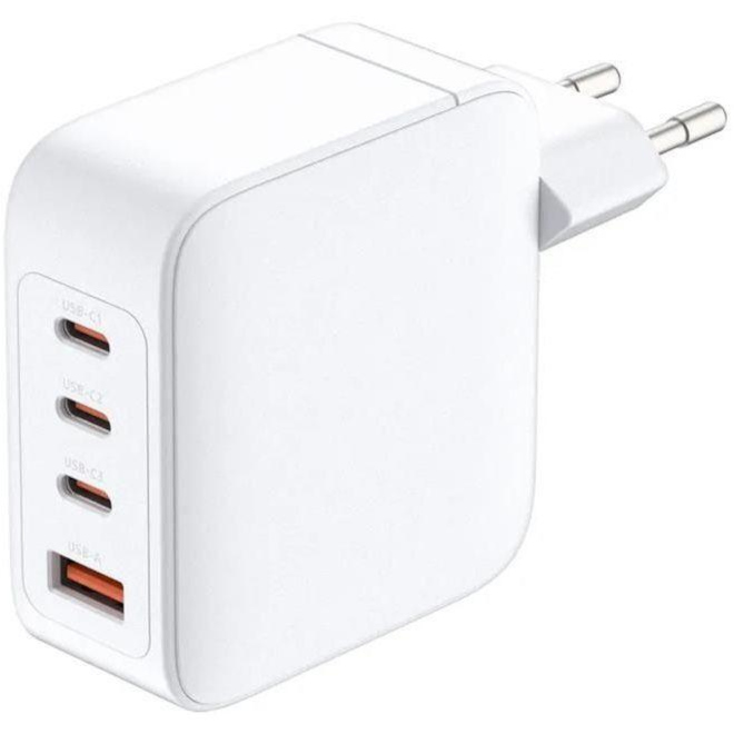 Зарядний пристрій D-LINK DCF-141 3xUCB-C, 1xUCB-A, 140W GaN Charger White