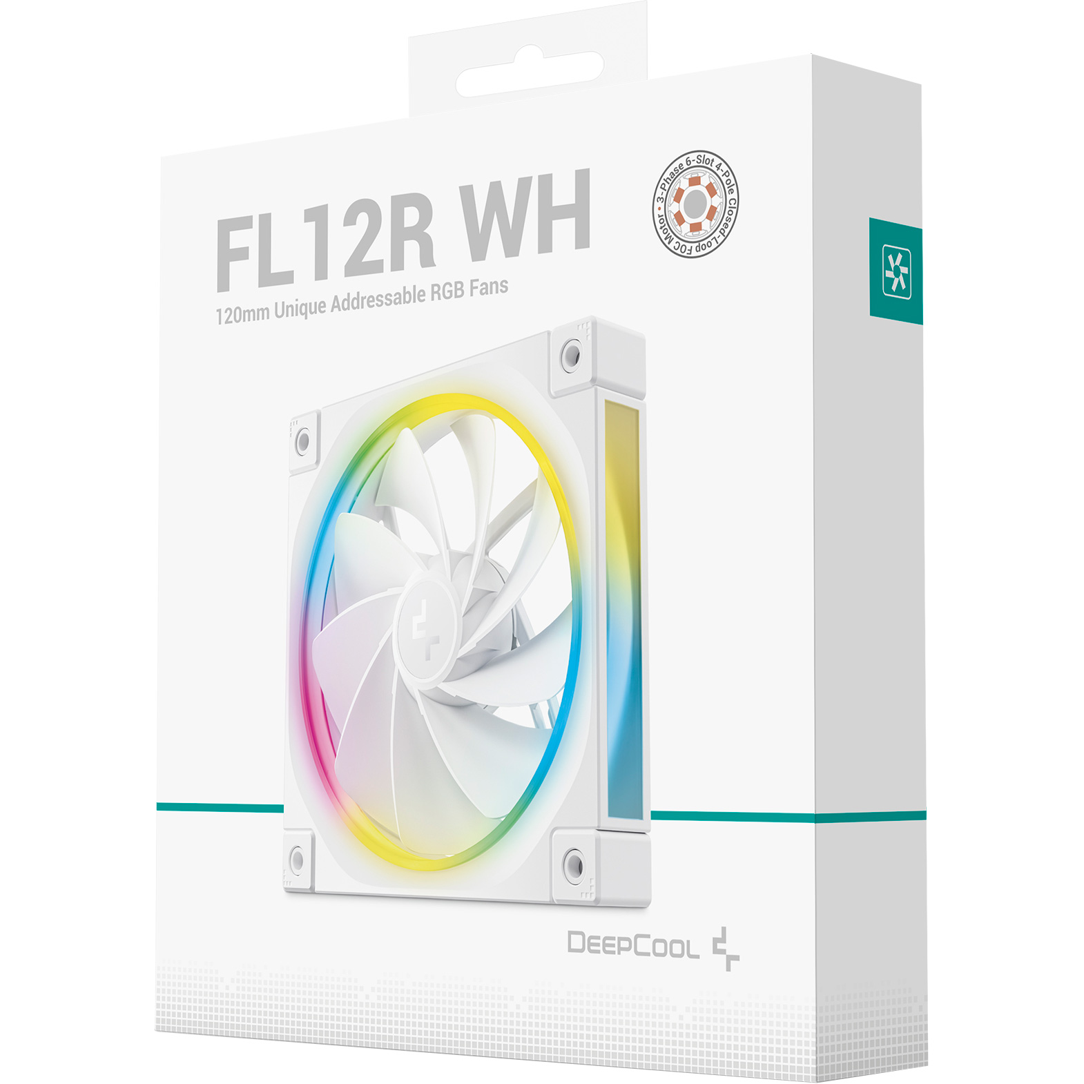 Вентилятор DEEPCOOL FL12R ARGB White (R-FL12R-WHAPN1-G)