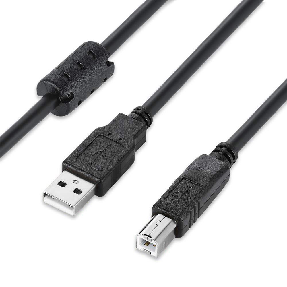 Кабель COLORWAY USB 2.0 AM to BM 3м Black (CW-CBUB073-BK)