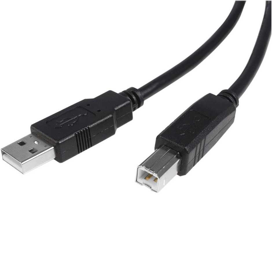 Кабель COLORWAY USB 2.0 AM to BM 3м Black (CW-CBUB073-BK)