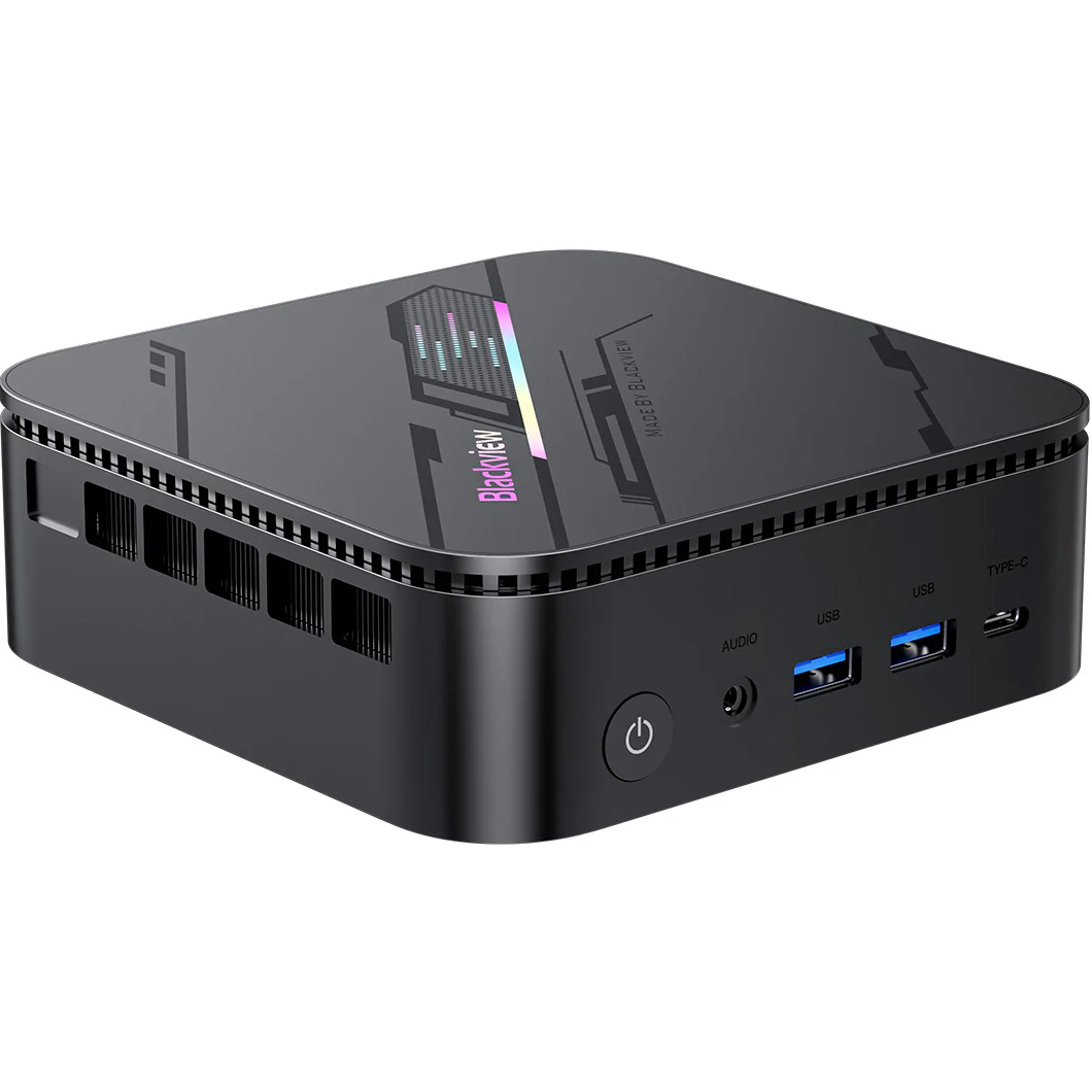 Неттоп BLACKVIEW MP100 Pro Gray (i5-12450H 2GHz/16GB/SSD 1TB/WF6E/BT/W11P)