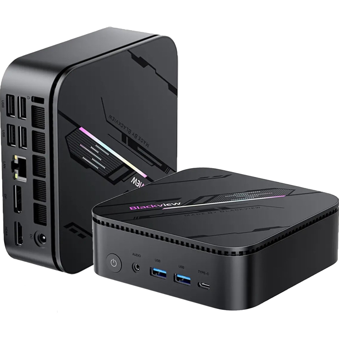 Неттоп BLACKVIEW MP100 Pro Gray (i5-12450H 2GHz/16GB/SSD 1TB/WF6E/BT/W11P)