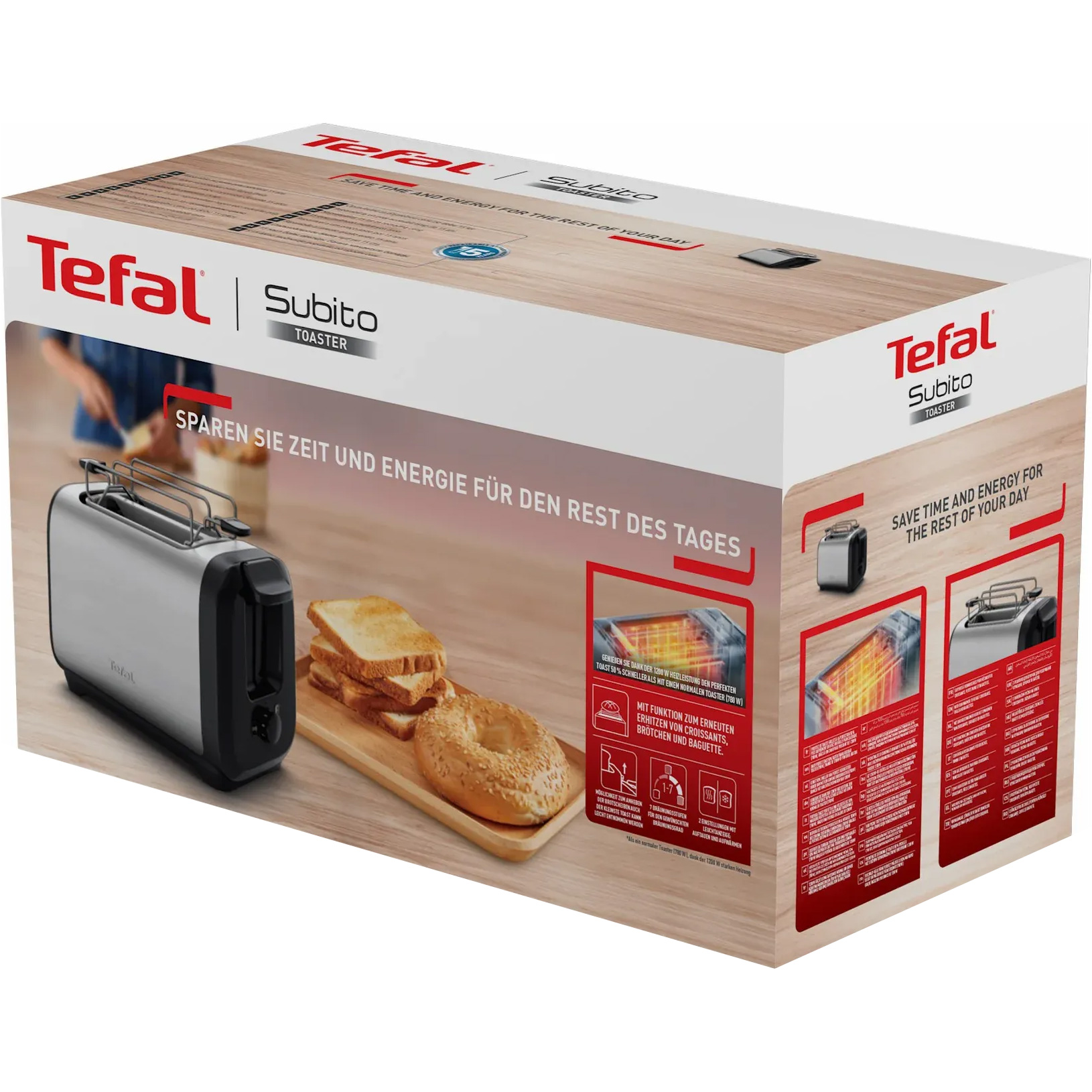 Тостер TEFAL Subito (TT5S1DE0)