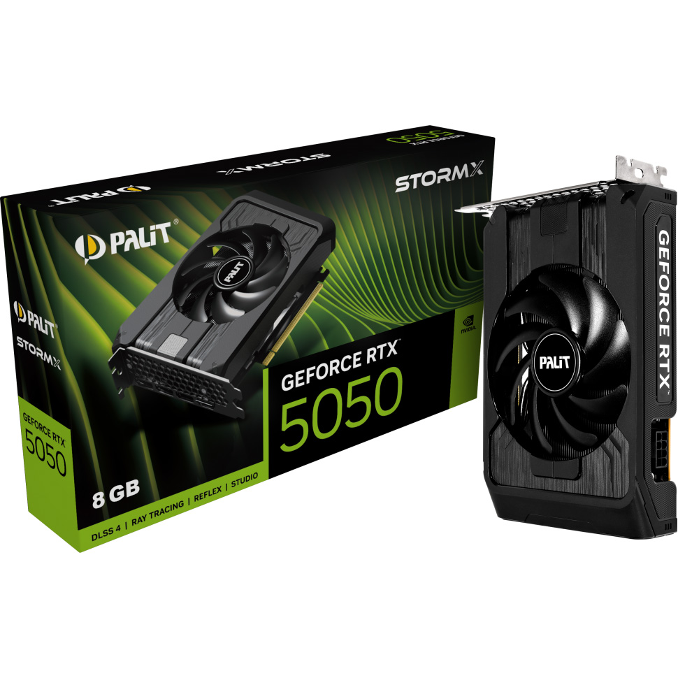 Відеокарта PALIT GeForce RTX 5050 StormX 8GB (NE65050019P1-GB2070F)