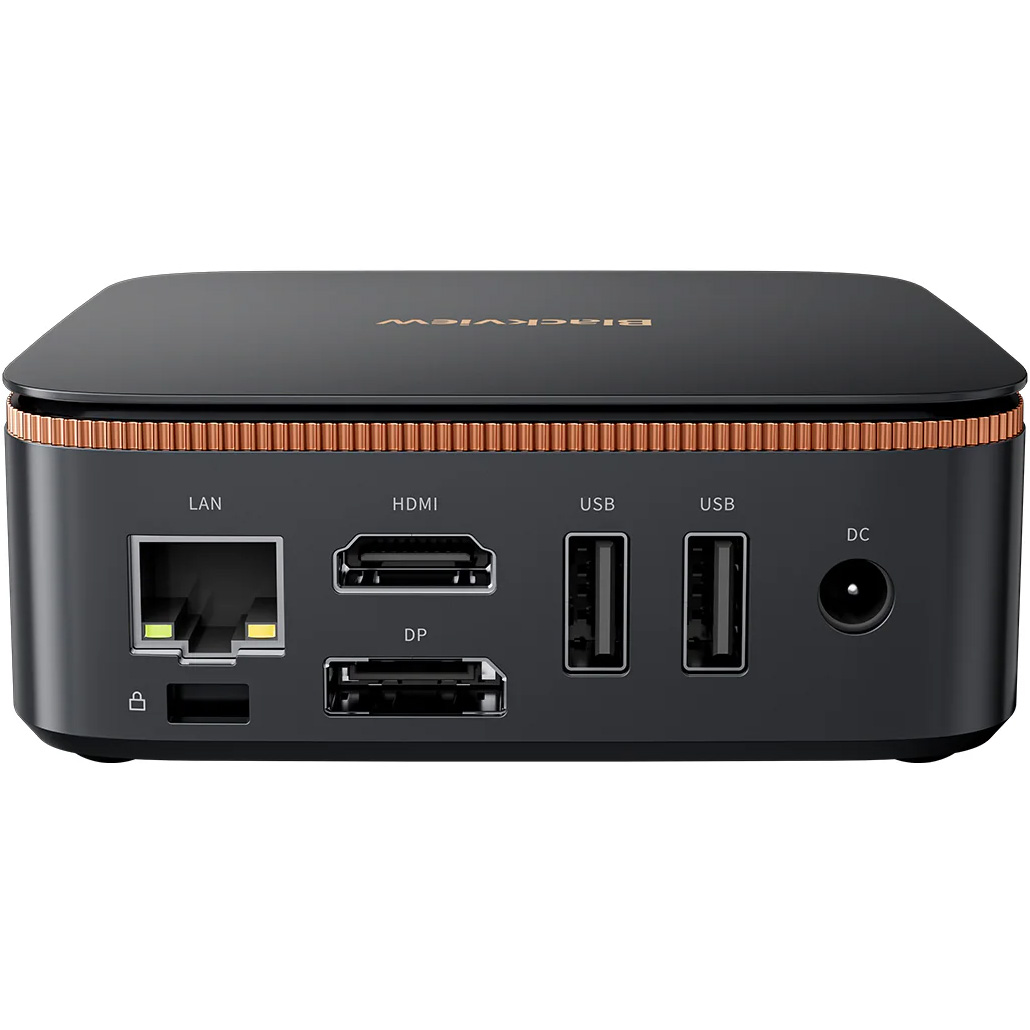 Неттоп BLACKVIEW MP20 Black (N150/16GB/SSD 512GB/WF6/BT/W11P)