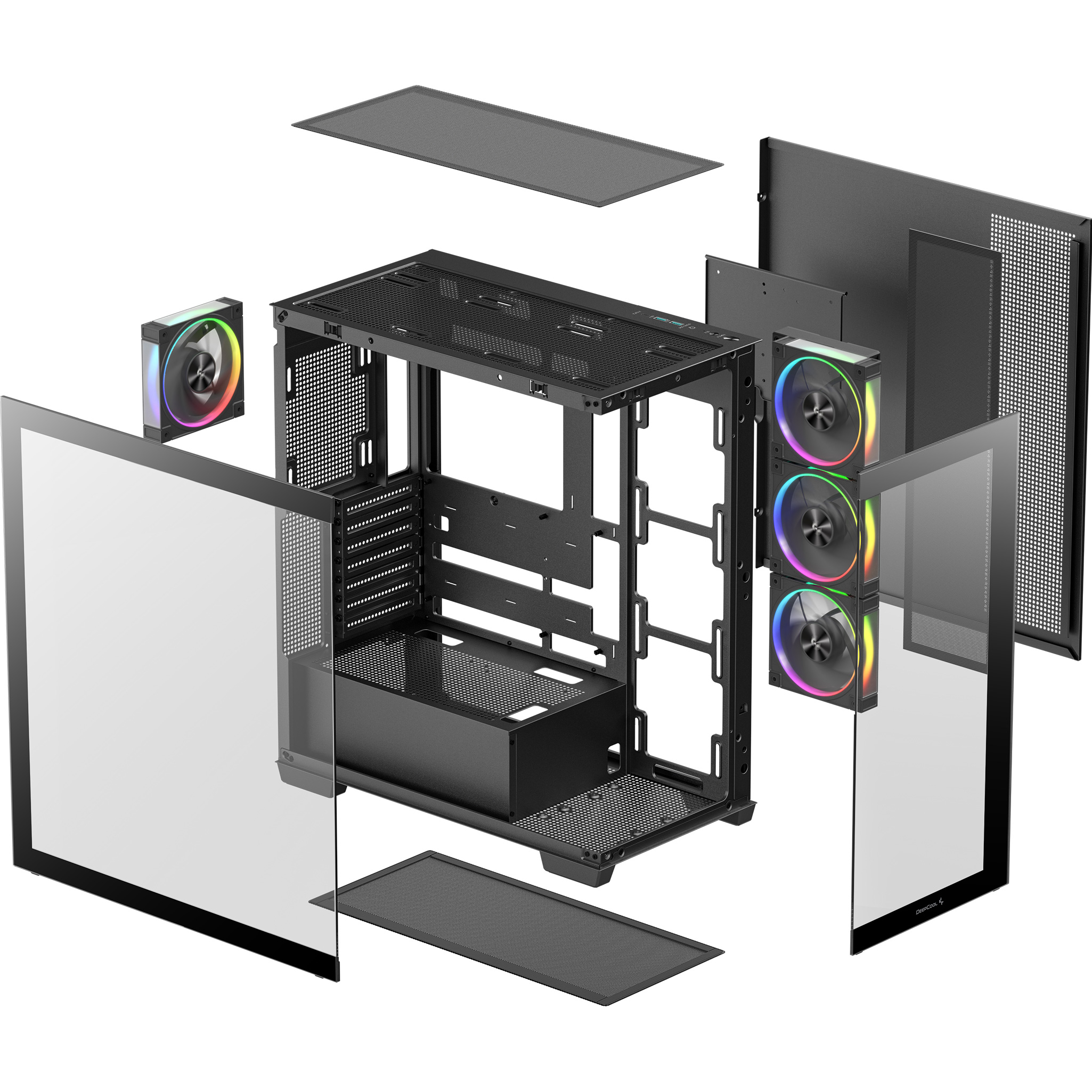 Корпус DEEPCOOL CG580 4F V2 Black (R-CG580-BKADA4-G-2)
