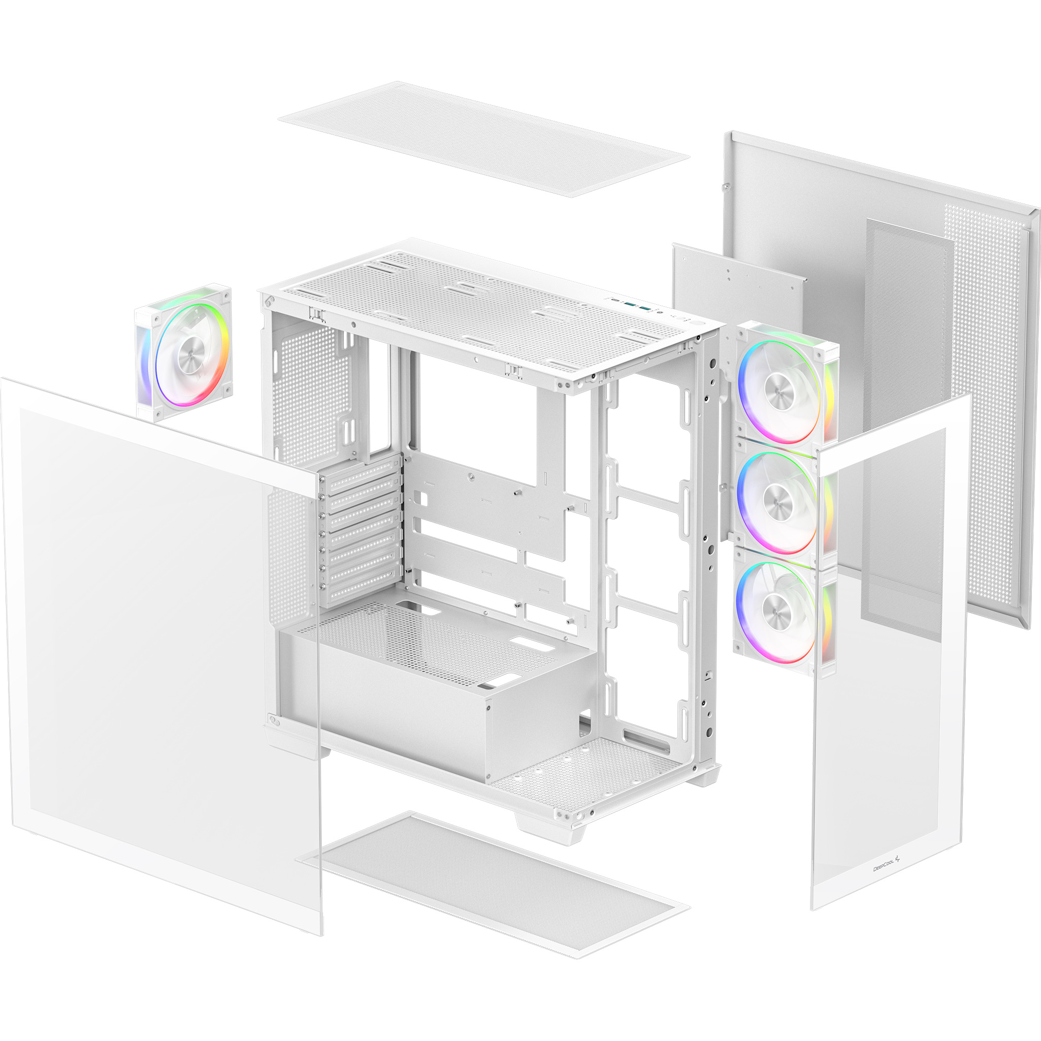 Корпус DEEPCOOL CG580 4F V2 White (R-CG580-WHADA4-G-2)