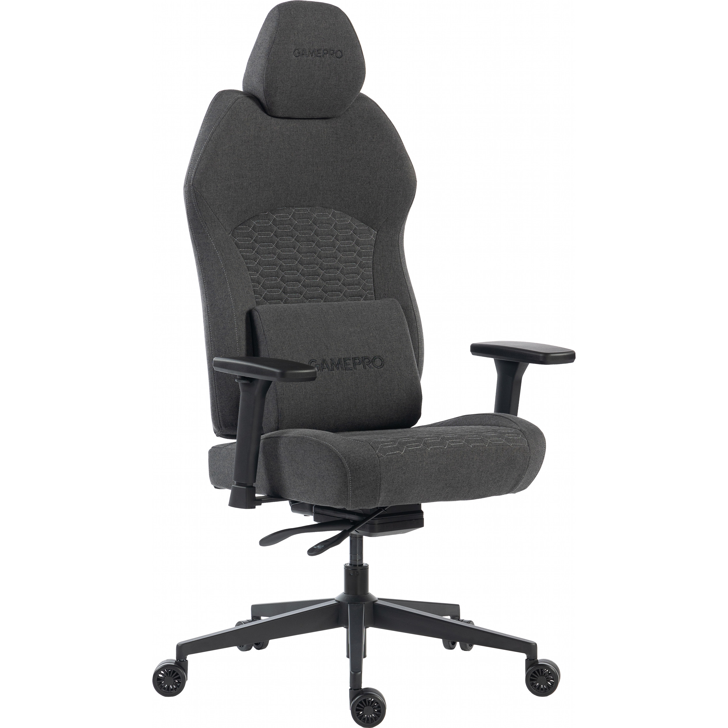 Кресло геймерское GAMEPRO GC760 Fabric Dark Gray (GC760DG)