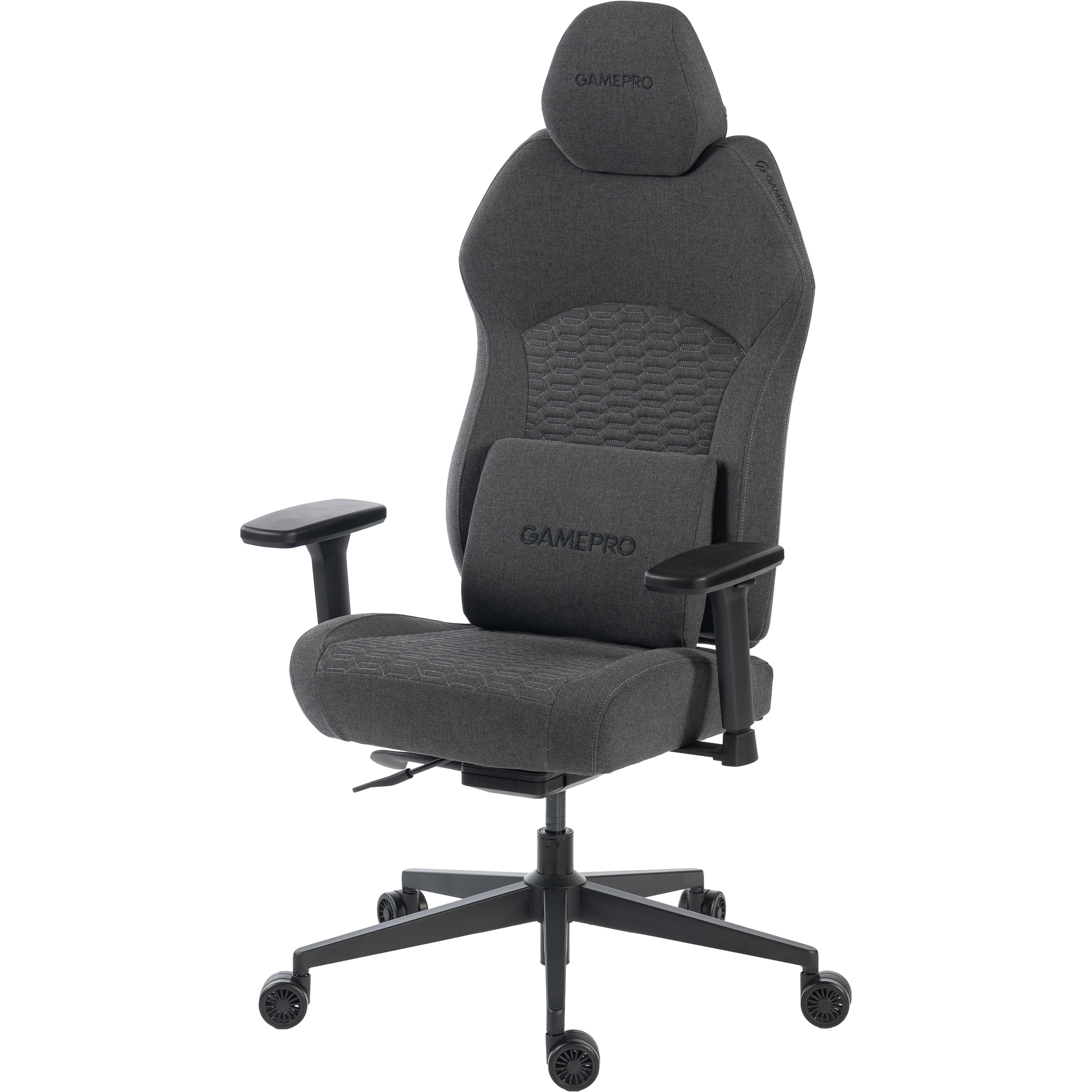 Кресло геймерское GAMEPRO GC760 Fabric Dark Gray (GC760DG)