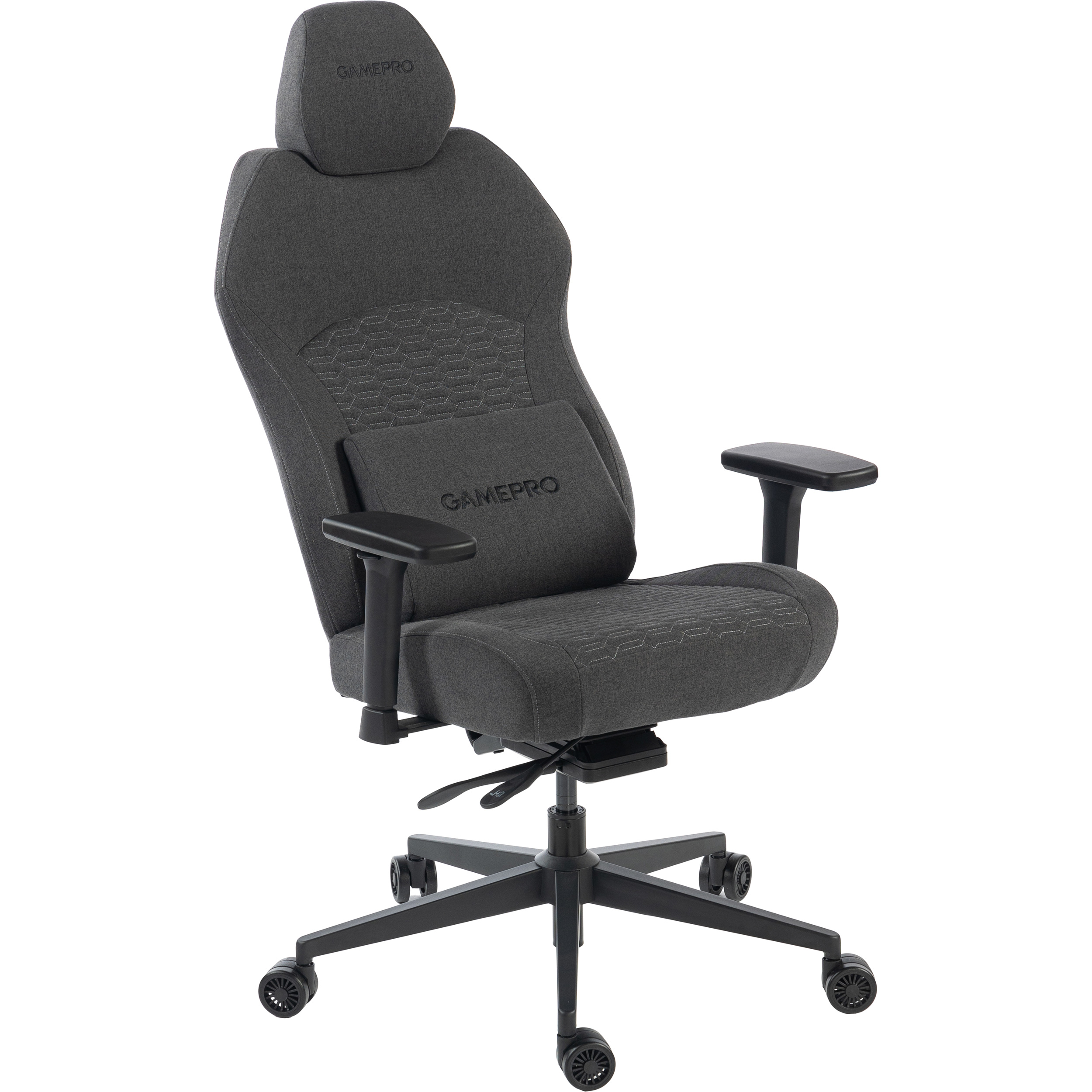 Кресло геймерское GAMEPRO GC760 Fabric Dark Gray (GC760DG)
