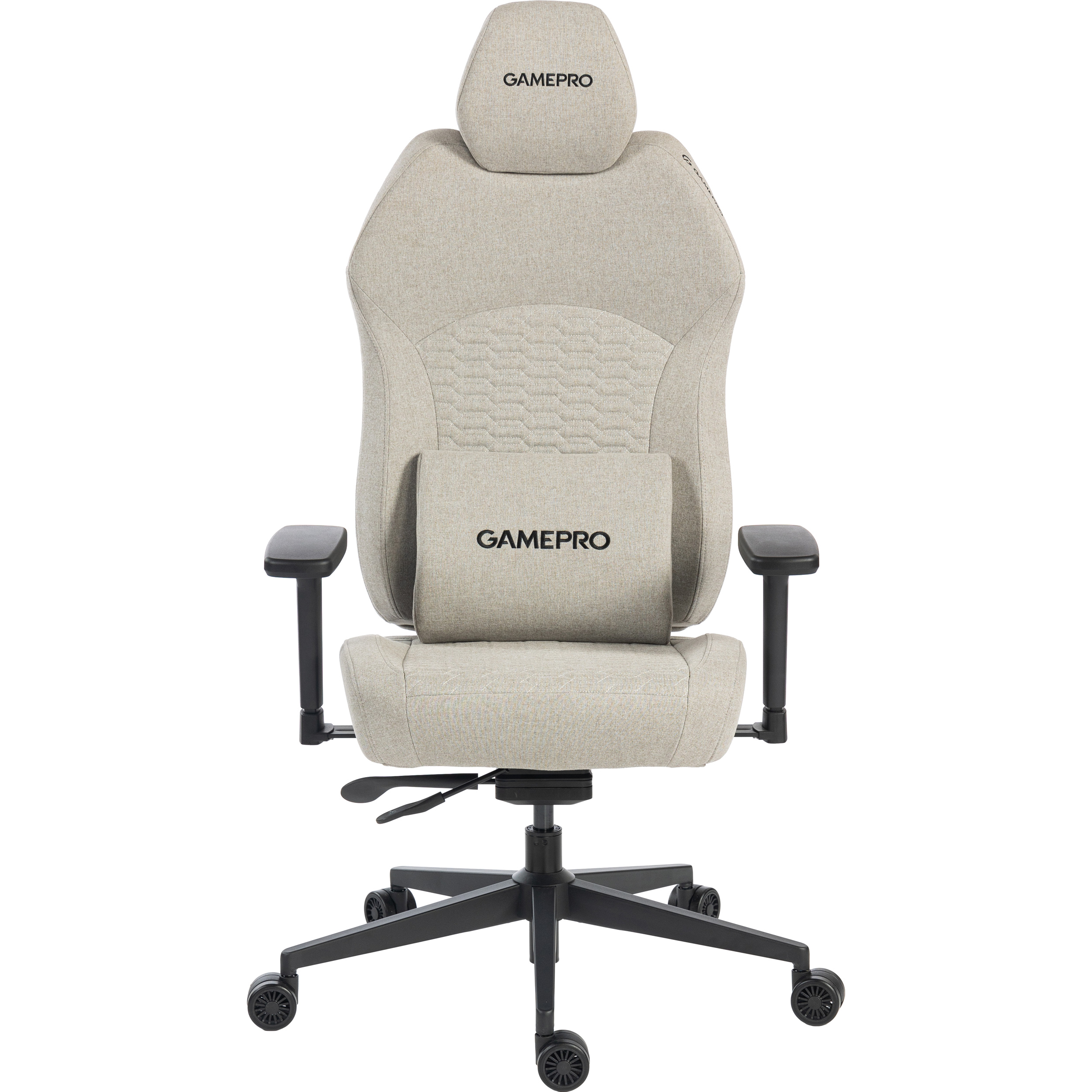 Крісло геймерське GAMEPRO GC760 Fabric Light Gray (GC760LG)